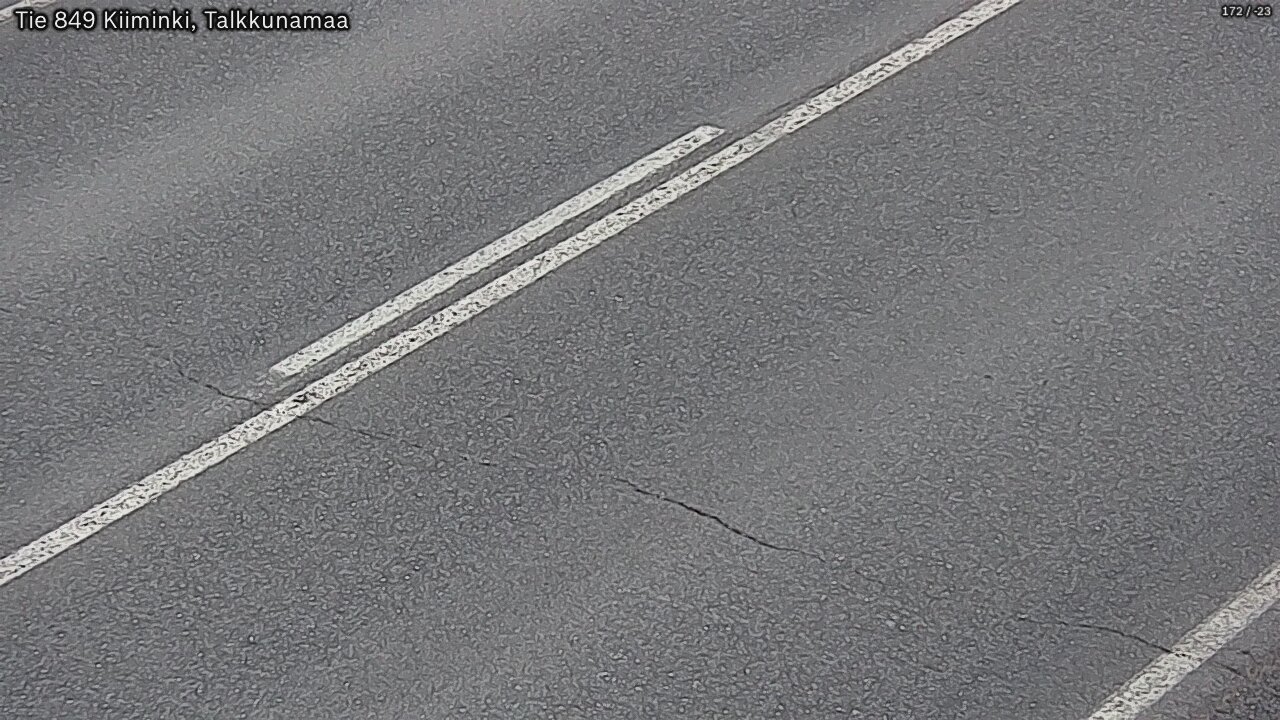 Weather Camera Image Väg 849 Kiiminki, Talkkunamaa, Oulu, Pohjois-Pohjanmaa