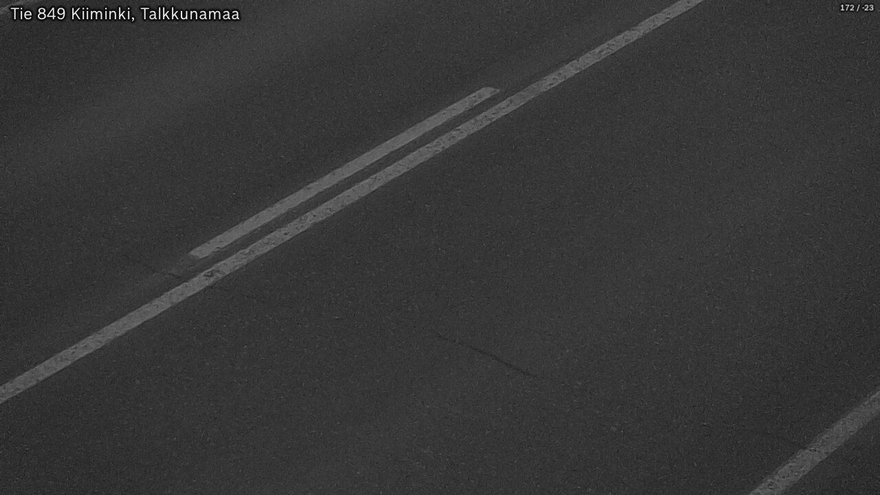 Weather Camera Image Väg 849 Kiiminki, Talkkunamaa, Oulu, Pohjois-Pohjanmaa