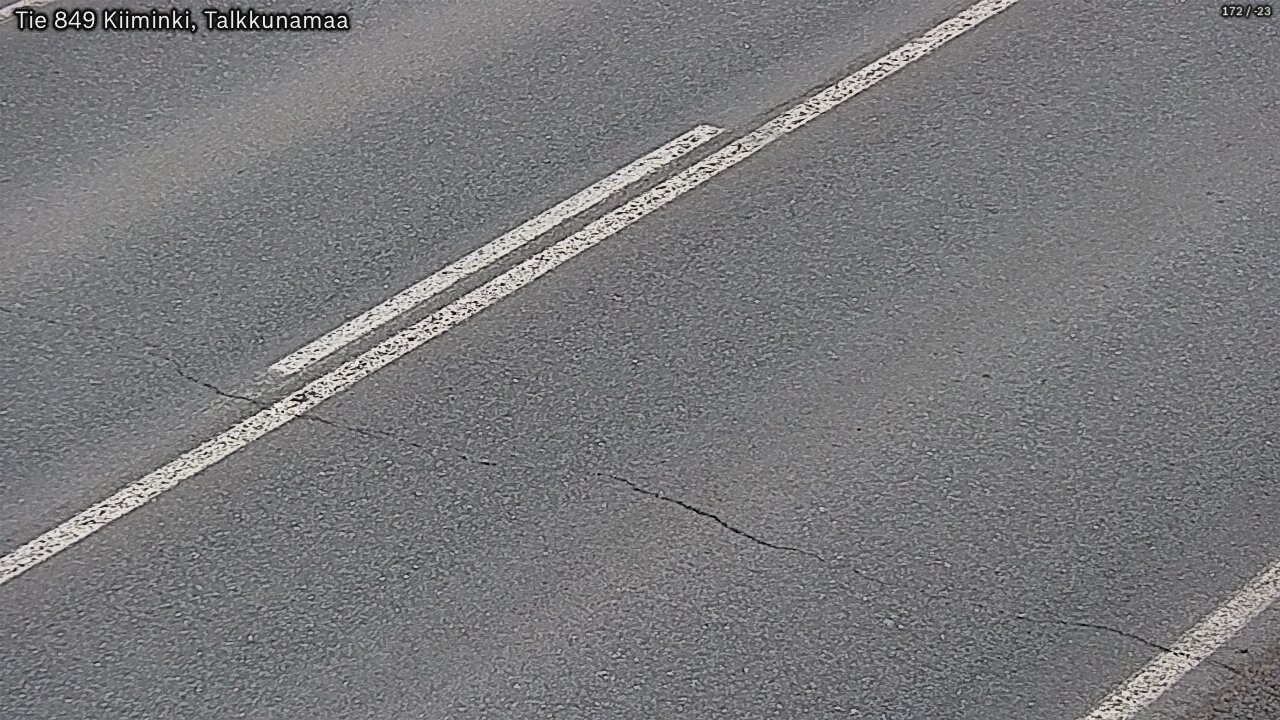 Weather Camera Image Väg 849 Kiiminki, Talkkunamaa, Oulu, Pohjois-Pohjanmaa
