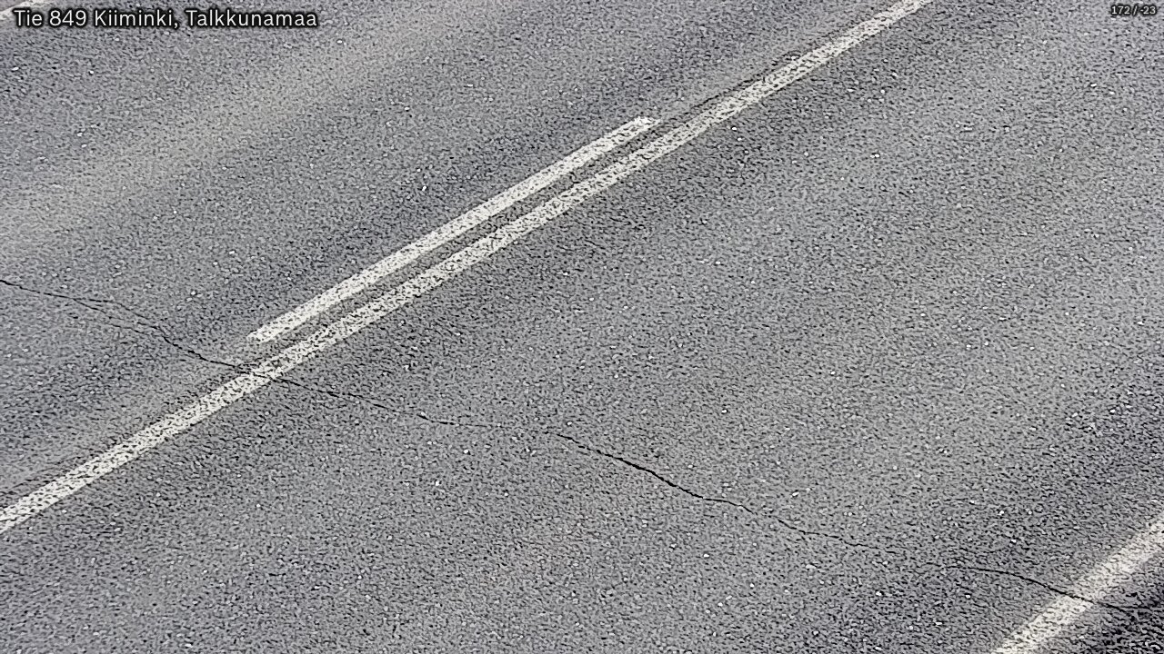 Weather Camera Image Väg 849 Kiiminki, Talkkunamaa, Oulu, Pohjois-Pohjanmaa