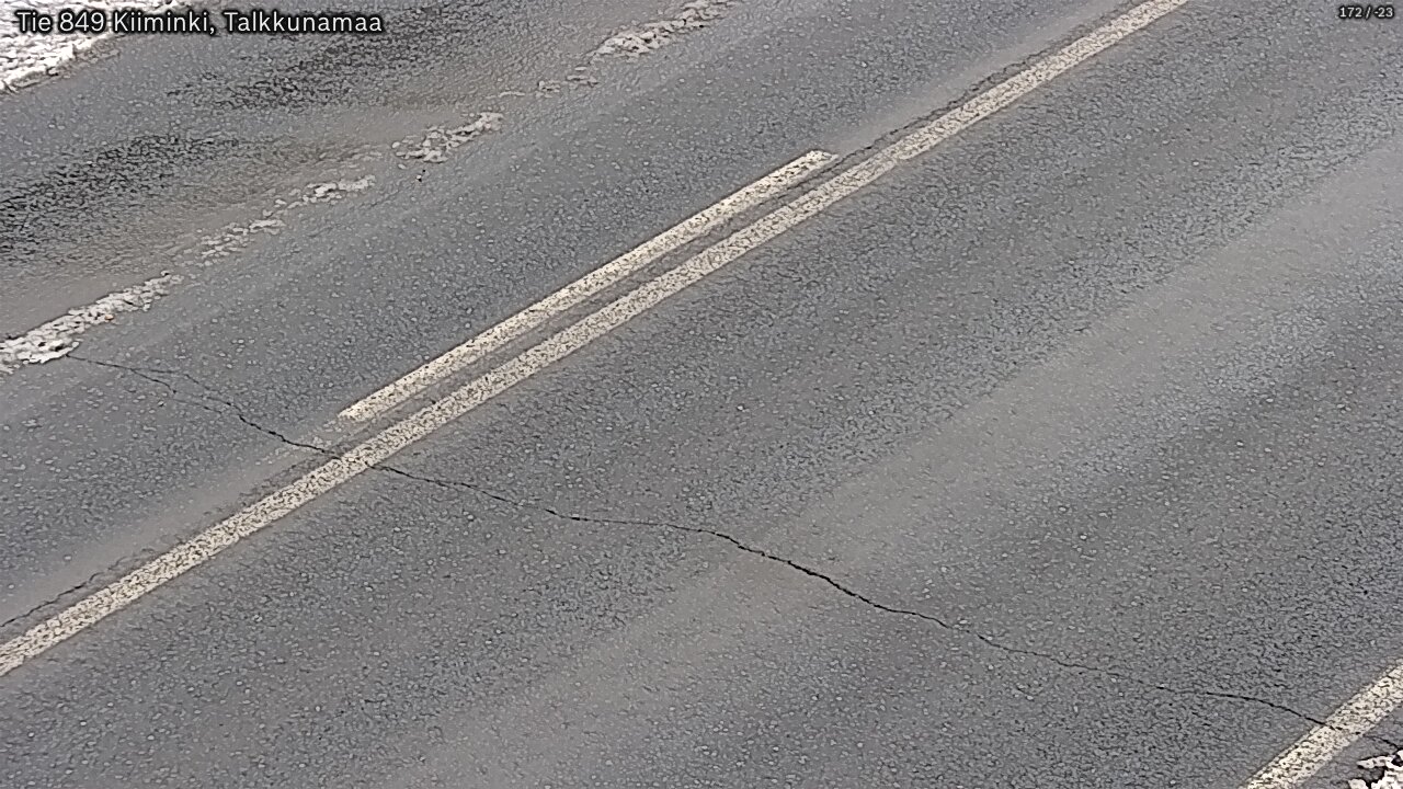 Weather Camera Image Road 849 Kiiminki, Talkkunamaa, Oulu, Pohjois-Pohjanmaa