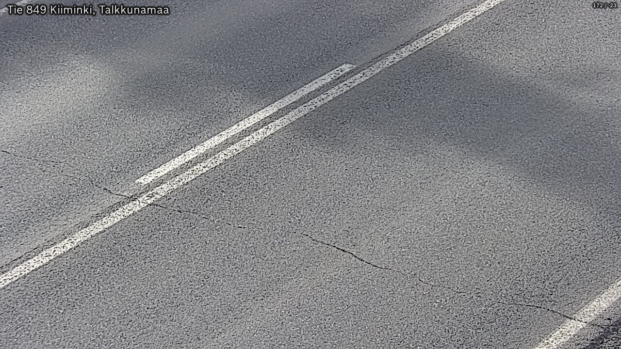 Weather Camera Image Väg 849 Kiiminki, Talkkunamaa, Oulu, Pohjois-Pohjanmaa