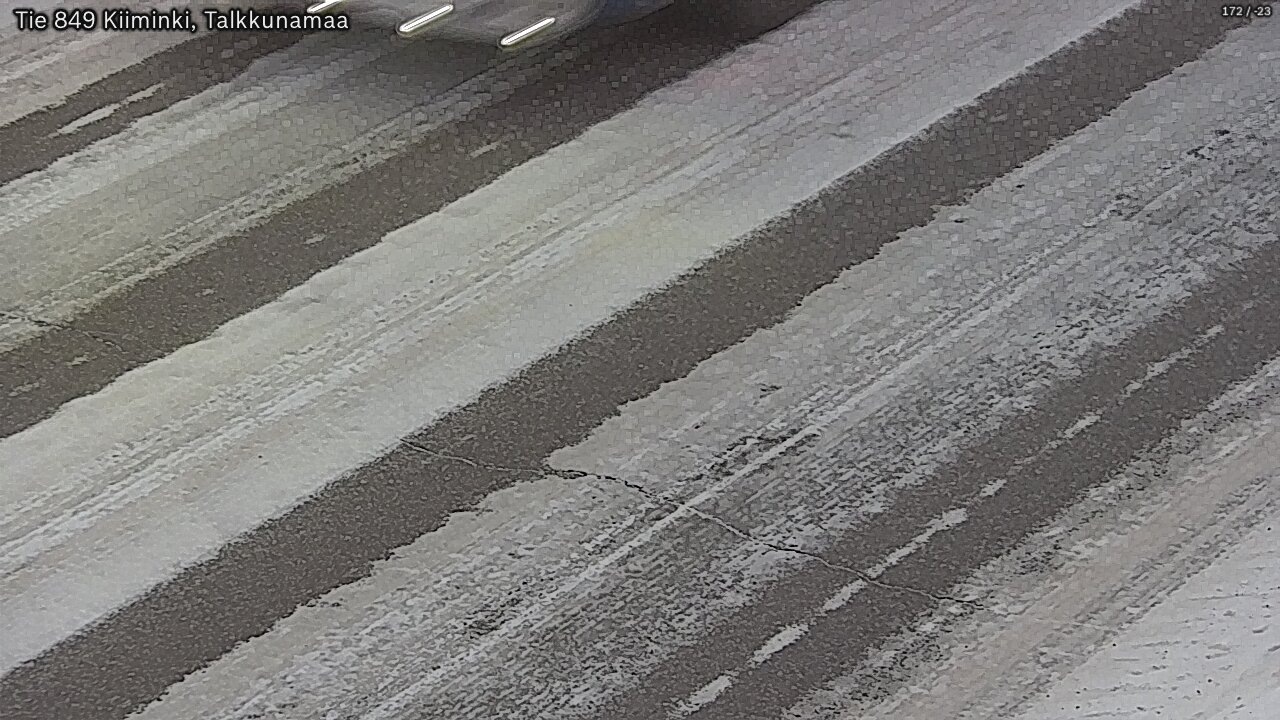 Weather Camera Image Road 849 Kiiminki, Talkkunamaa, Oulu, Pohjois-Pohjanmaa