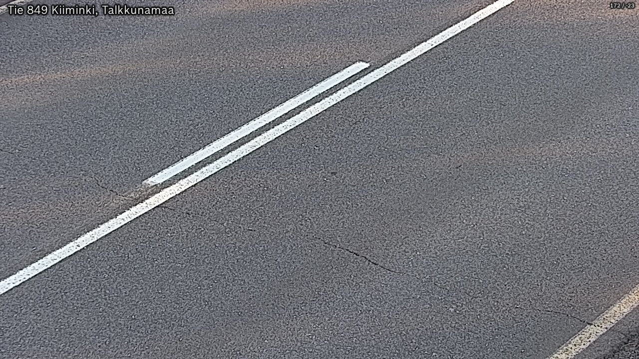 Weather Camera Image Road 849 Kiiminki, Talkkunamaa, Oulu, Pohjois-Pohjanmaa