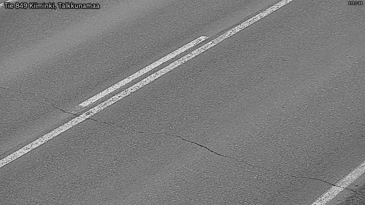 Weather Camera Image Väg 849 Kiiminki, Talkkunamaa, Oulu, Pohjois-Pohjanmaa