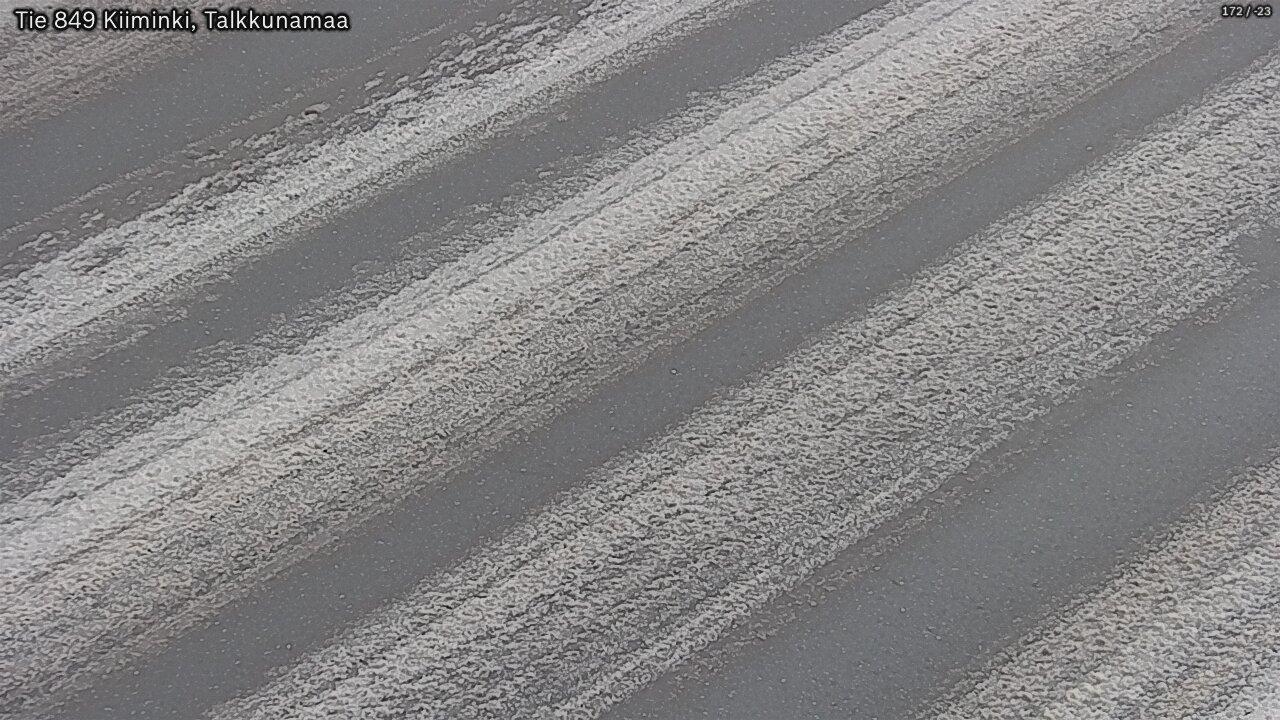 Weather Camera Image Road 849 Kiiminki, Talkkunamaa, Oulu, Pohjois-Pohjanmaa