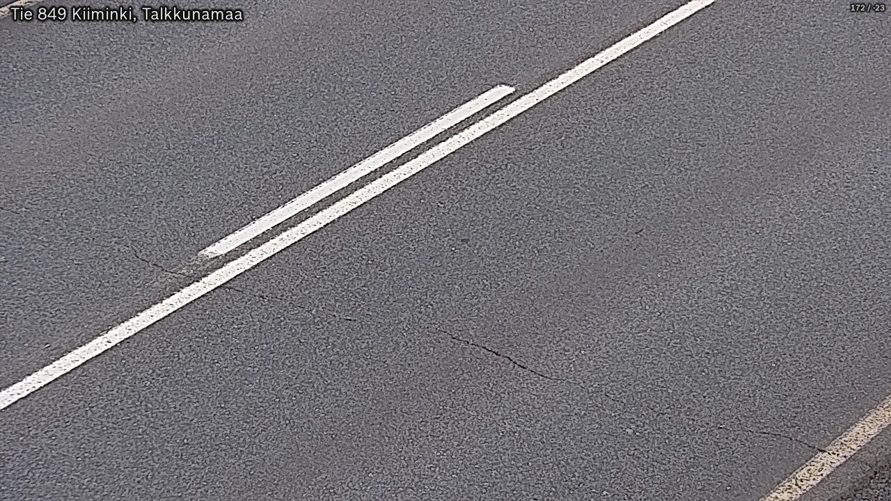 Weather Camera Image Road 849 Kiiminki, Talkkunamaa, Oulu, Pohjois-Pohjanmaa