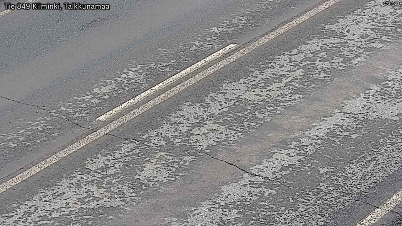 Weather Camera Image Väg 849 Kiiminki, Talkkunamaa, Oulu, Pohjois-Pohjanmaa