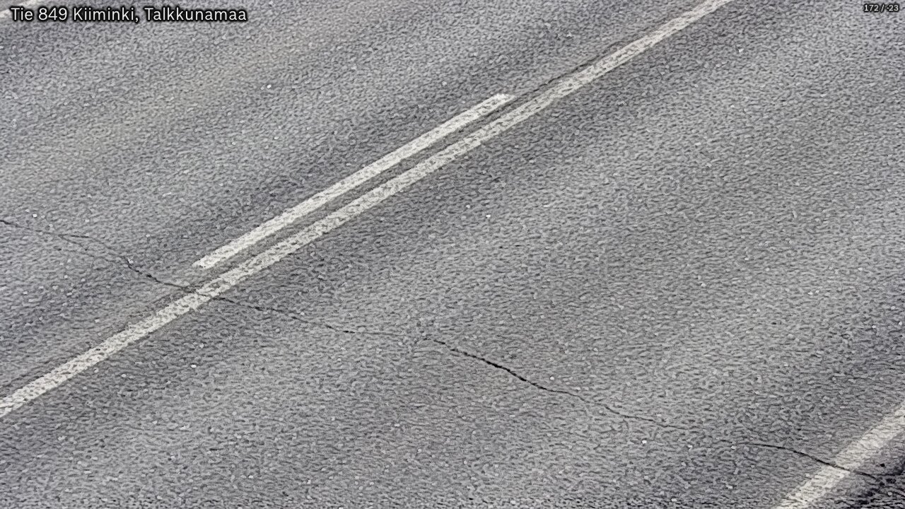 Weather Camera Image Väg 849 Kiiminki, Talkkunamaa, Oulu, Pohjois-Pohjanmaa