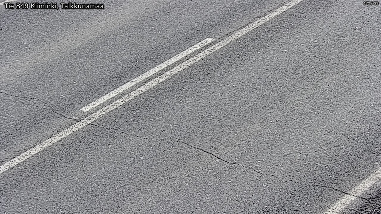 Weather Camera Image Väg 849 Kiiminki, Talkkunamaa, Oulu, Pohjois-Pohjanmaa