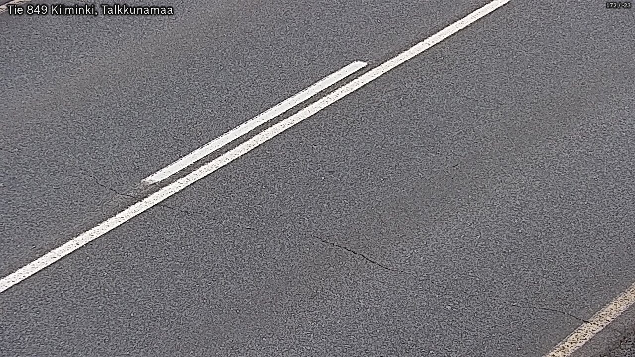 Weather Camera Image Road 849 Kiiminki, Talkkunamaa, Oulu, Pohjois-Pohjanmaa