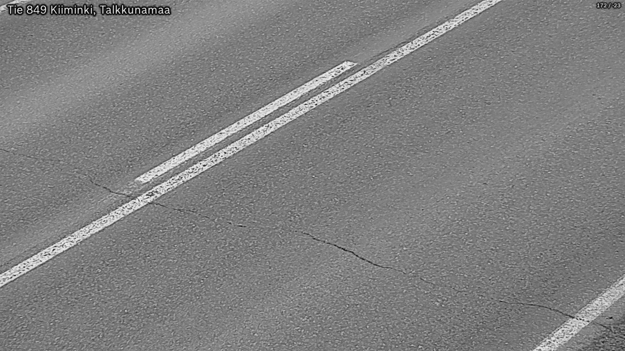 Weather Camera Image Väg 849 Kiiminki, Talkkunamaa, Oulu, Pohjois-Pohjanmaa