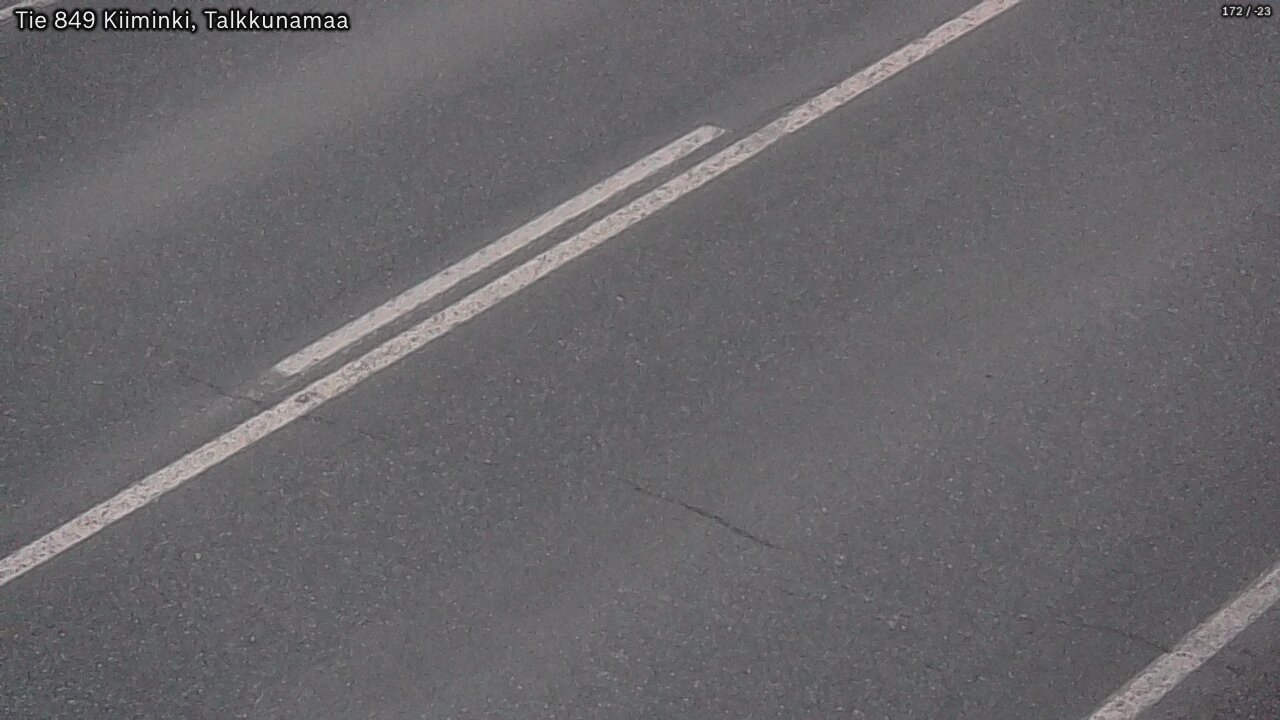 Weather Camera Image Väg 849 Kiiminki, Talkkunamaa, Oulu, Pohjois-Pohjanmaa