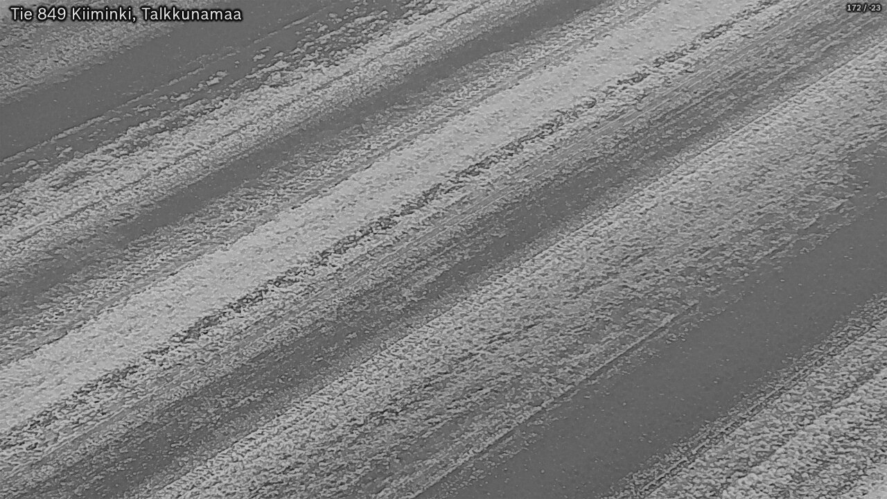 Weather Camera Image Road 849 Kiiminki, Talkkunamaa, Oulu, Pohjois-Pohjanmaa