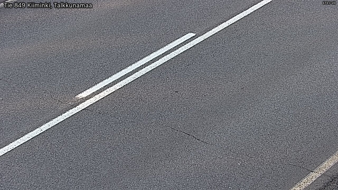 Weather Camera Image Road 849 Kiiminki, Talkkunamaa, Oulu, Pohjois-Pohjanmaa