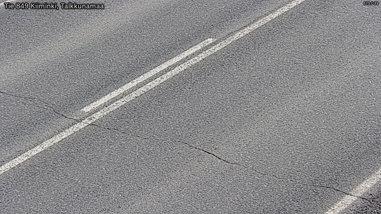 Weather Camera Image Väg 849 Kiiminki, Talkkunamaa, Oulu, Pohjois-Pohjanmaa