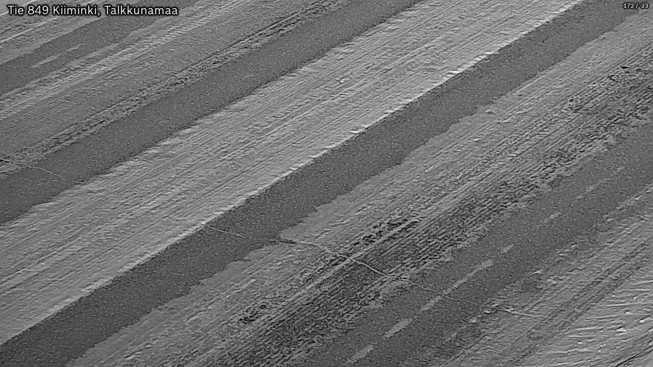 Weather Camera Image Road 849 Kiiminki, Talkkunamaa, Oulu, Pohjois-Pohjanmaa