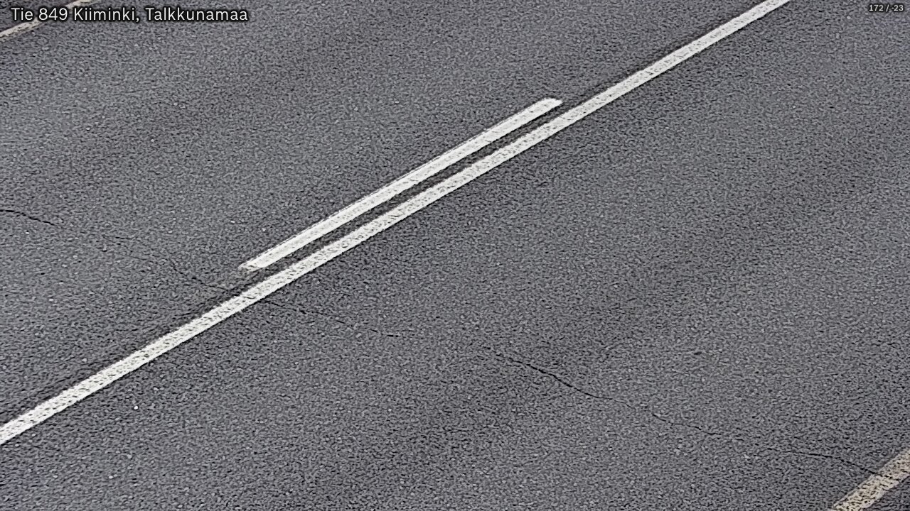 Weather Camera Image Road 849 Kiiminki, Talkkunamaa, Oulu, Pohjois-Pohjanmaa