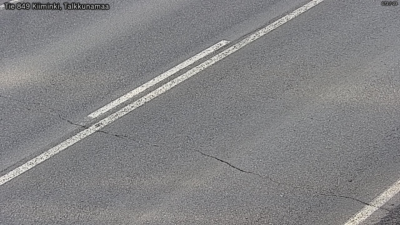 Weather Camera Image Väg 849 Kiiminki, Talkkunamaa, Oulu, Pohjois-Pohjanmaa