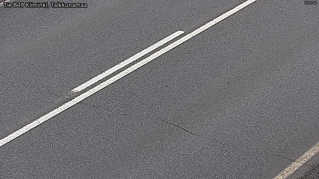 Weather Camera Image Road 849 Kiiminki, Talkkunamaa, Oulu, Pohjois-Pohjanmaa