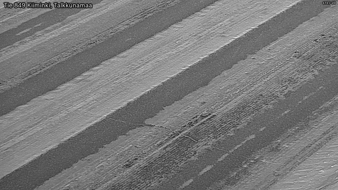 Weather Camera Image Road 849 Kiiminki, Talkkunamaa, Oulu, Pohjois-Pohjanmaa