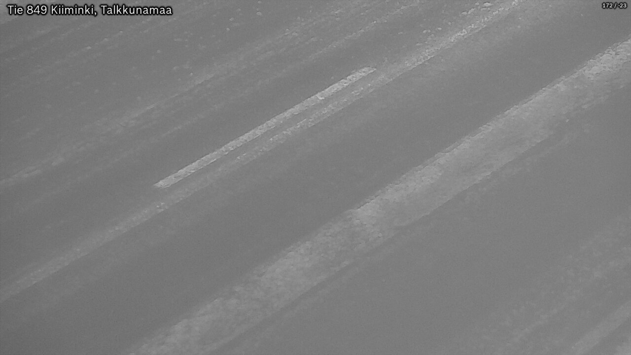 Weather Camera Image Road 849 Kiiminki, Talkkunamaa, Oulu, Pohjois-Pohjanmaa