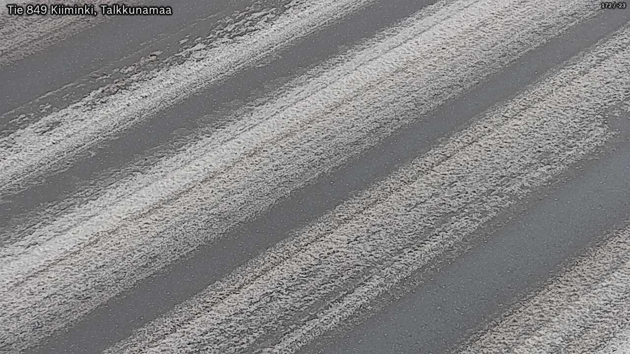 Weather Camera Image Road 849 Kiiminki, Talkkunamaa, Oulu, Pohjois-Pohjanmaa