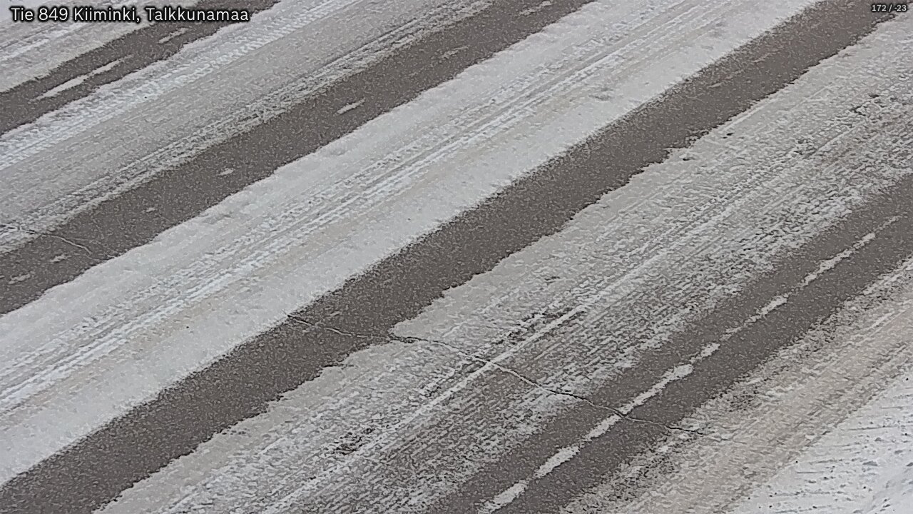 Weather Camera Image Road 849 Kiiminki, Talkkunamaa, Oulu, Pohjois-Pohjanmaa