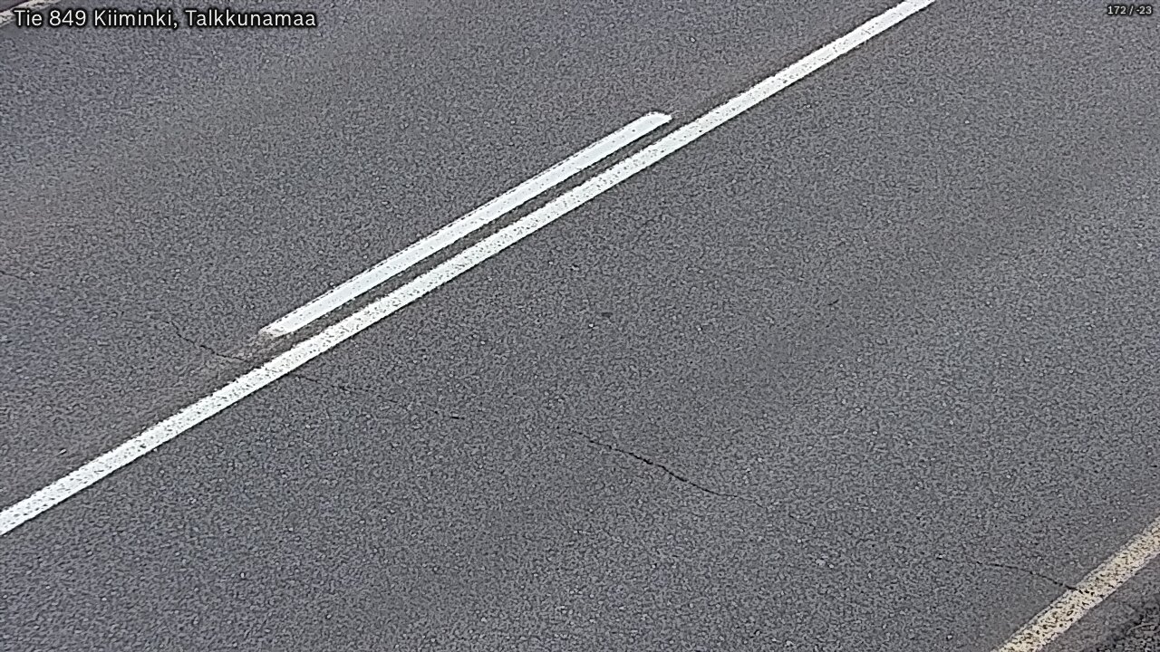 Weather Camera Image Road 849 Kiiminki, Talkkunamaa, Oulu, Pohjois-Pohjanmaa