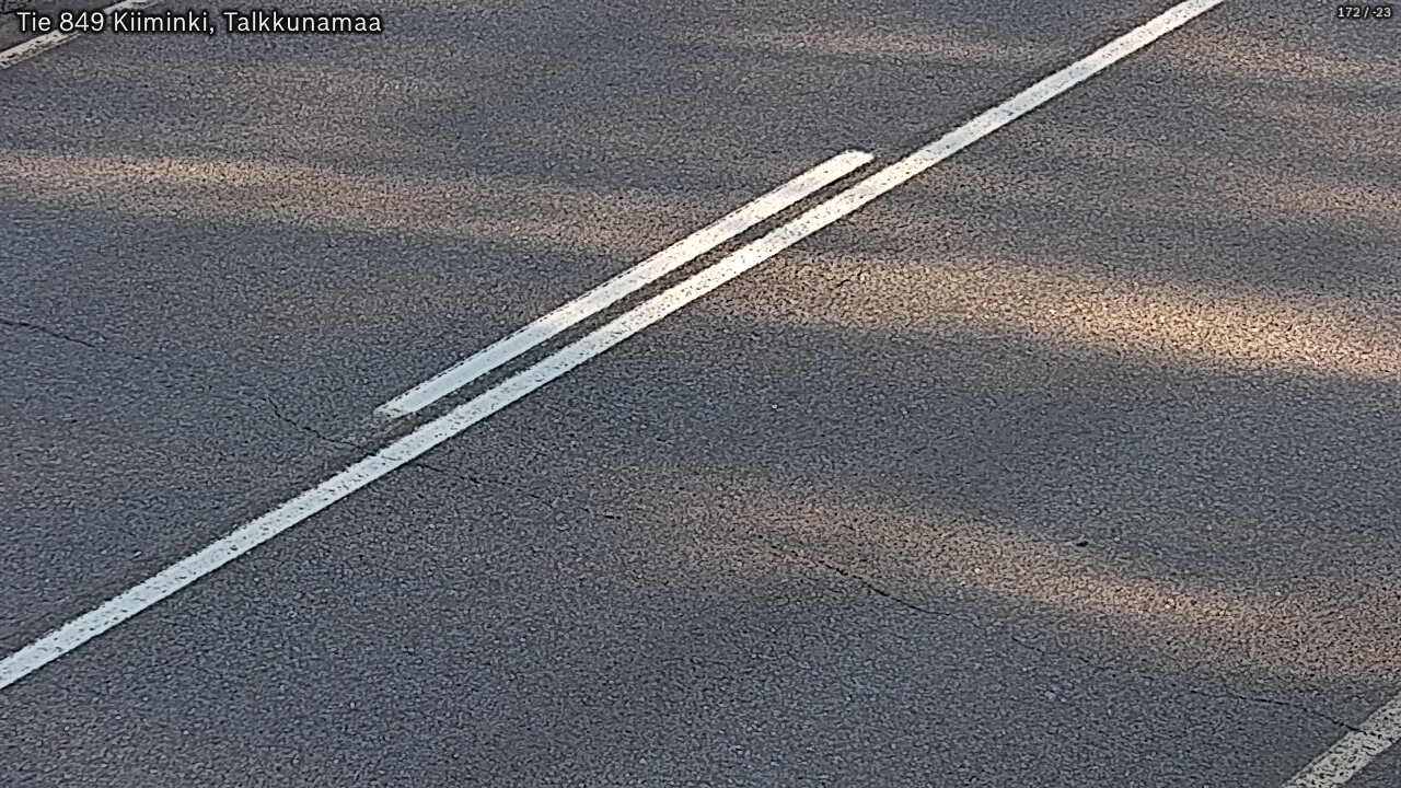 Weather Camera Image Road 849 Kiiminki, Talkkunamaa, Oulu, Pohjois-Pohjanmaa