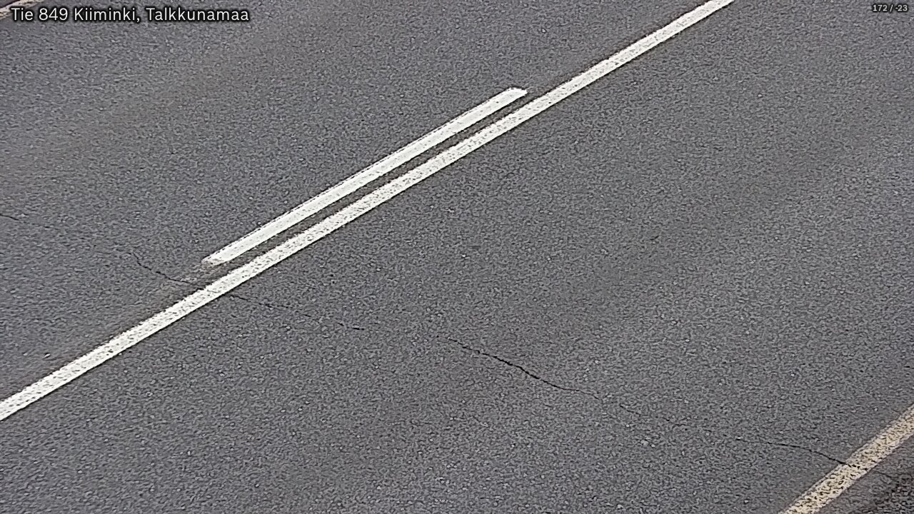 Weather Camera Image Road 849 Kiiminki, Talkkunamaa, Oulu, Pohjois-Pohjanmaa
