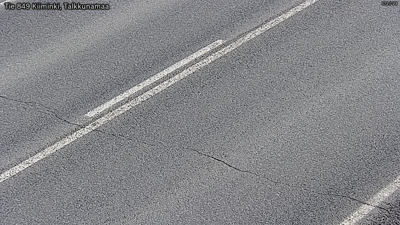 Weather Camera Image Väg 849 Kiiminki, Talkkunamaa, Oulu, Pohjois-Pohjanmaa