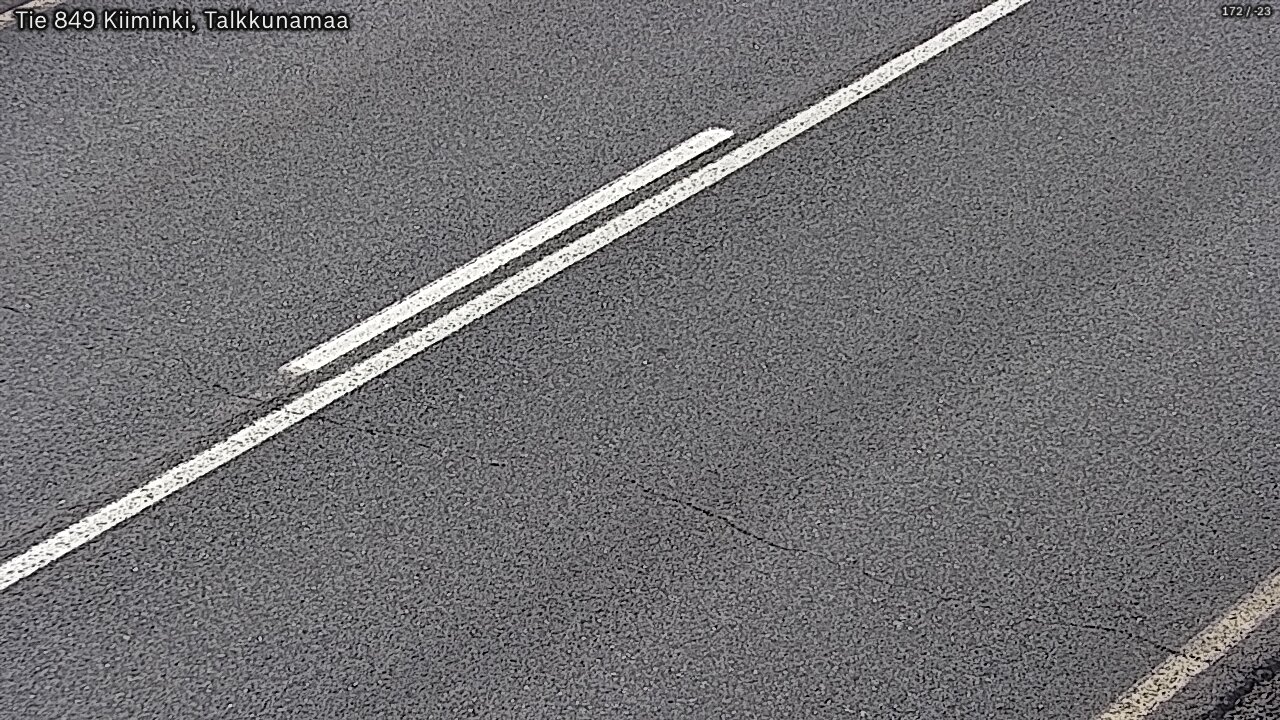 Weather Camera Image Road 849 Kiiminki, Talkkunamaa, Oulu, Pohjois-Pohjanmaa