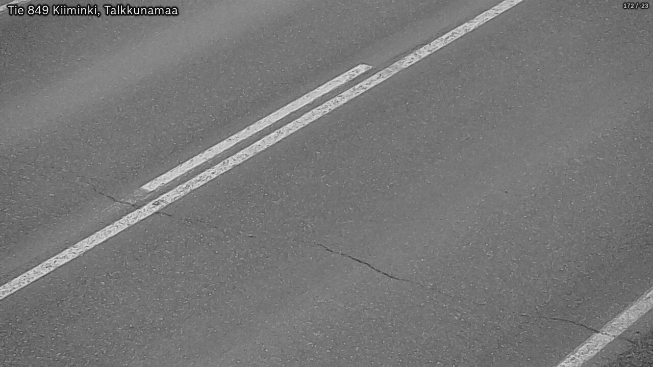 Weather Camera Image Väg 849 Kiiminki, Talkkunamaa, Oulu, Pohjois-Pohjanmaa