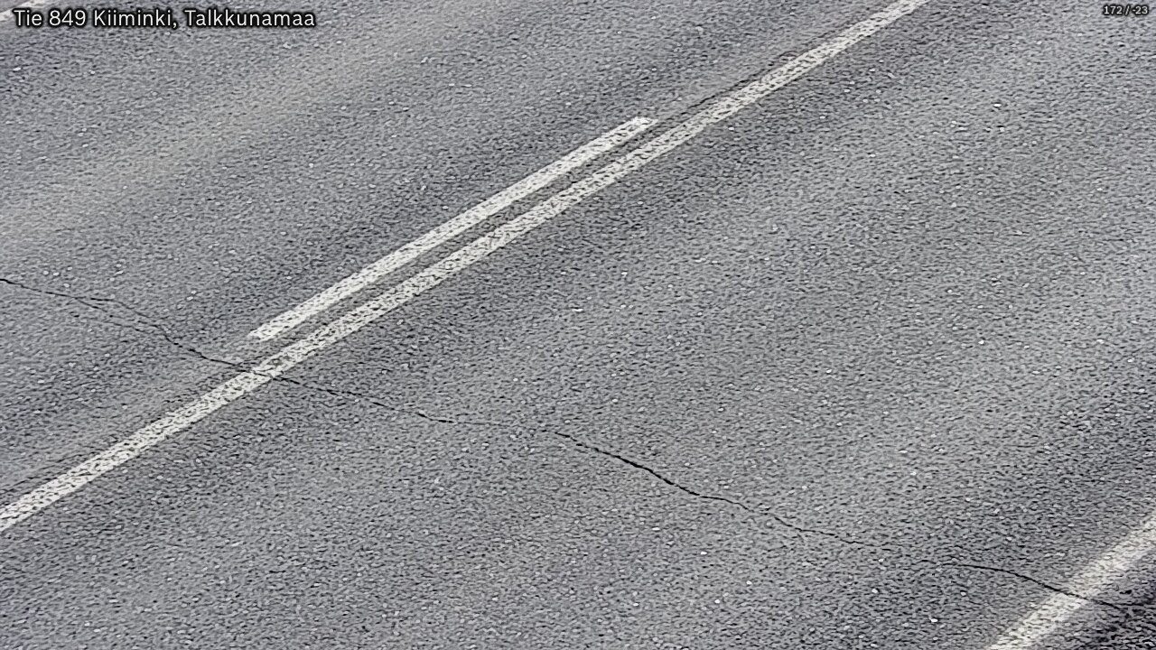 Weather Camera Image Väg 849 Kiiminki, Talkkunamaa, Oulu, Pohjois-Pohjanmaa