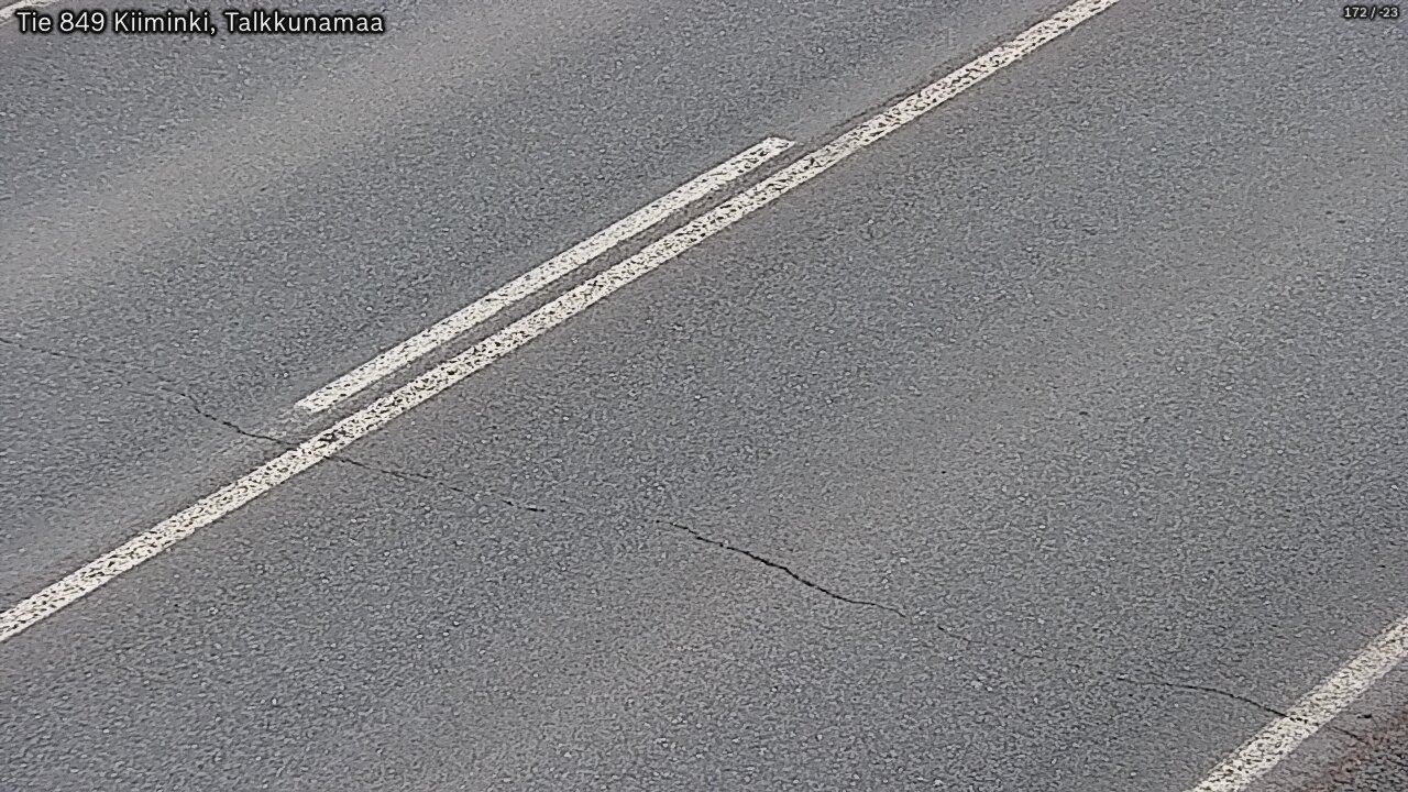 Weather Camera Image Väg 849 Kiiminki, Talkkunamaa, Oulu, Pohjois-Pohjanmaa