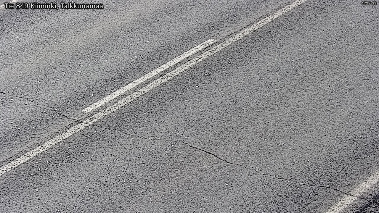 Weather Camera Image Väg 849 Kiiminki, Talkkunamaa, Oulu, Pohjois-Pohjanmaa