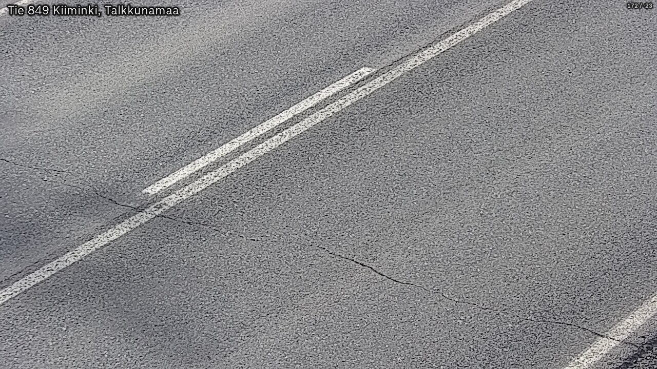 Weather Camera Image Väg 849 Kiiminki, Talkkunamaa, Oulu, Pohjois-Pohjanmaa