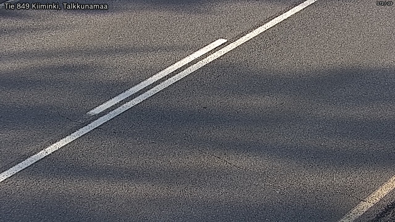 Weather Camera Image Road 849 Kiiminki, Talkkunamaa, Oulu, Pohjois-Pohjanmaa
