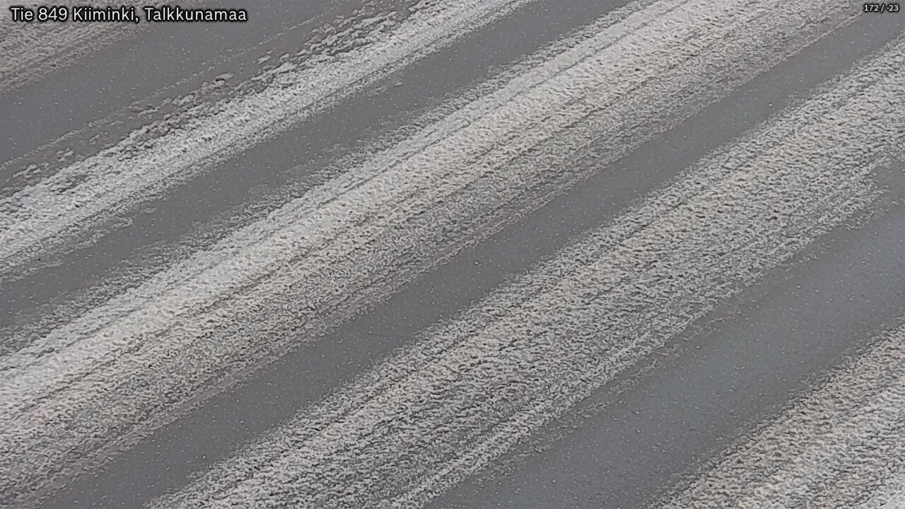 Weather Camera Image Road 849 Kiiminki, Talkkunamaa, Oulu, Pohjois-Pohjanmaa