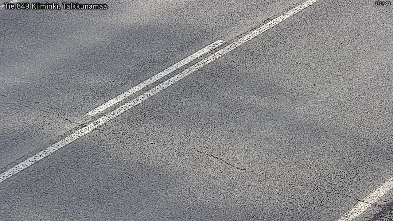 Weather Camera Image Väg 849 Kiiminki, Talkkunamaa, Oulu, Pohjois-Pohjanmaa