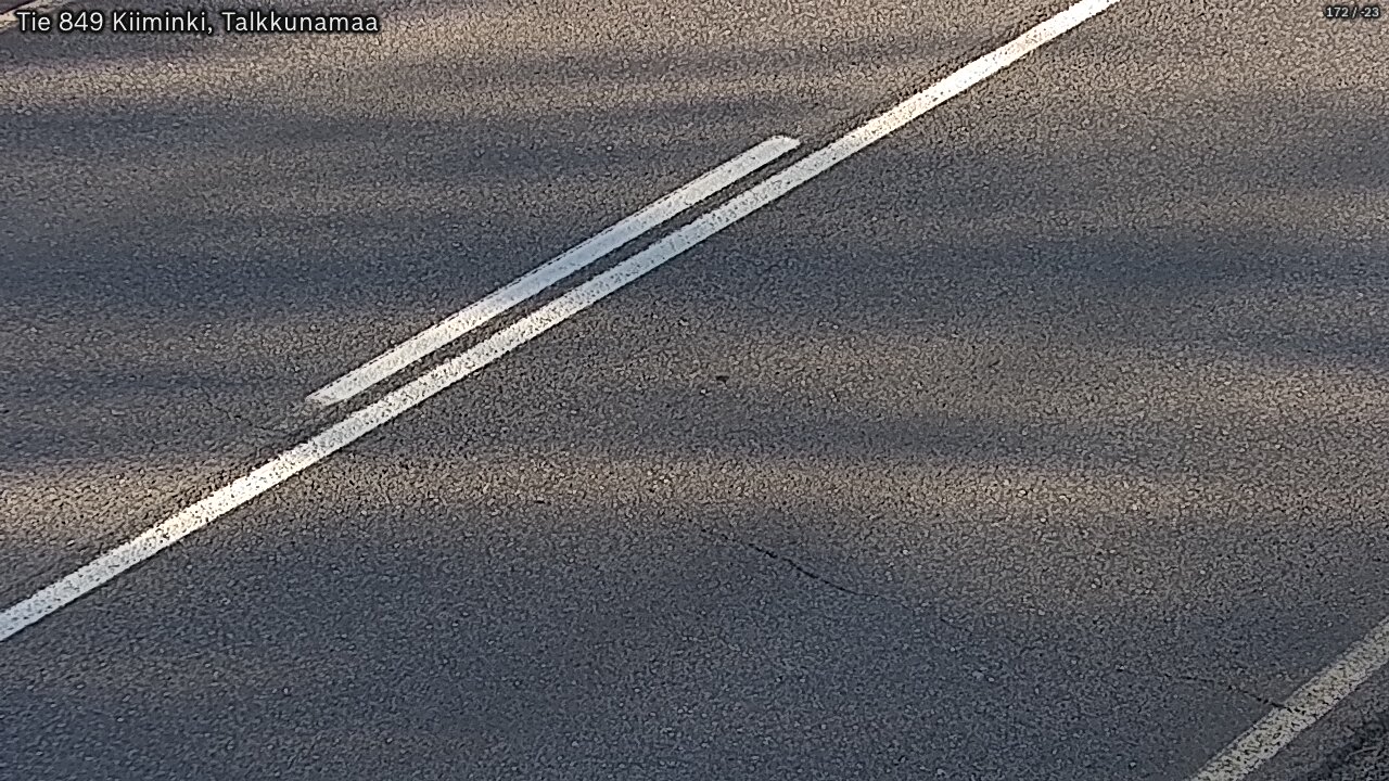 Weather Camera Image Road 849 Kiiminki, Talkkunamaa, Oulu, Pohjois-Pohjanmaa