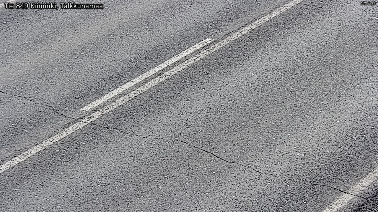 Weather Camera Image Väg 849 Kiiminki, Talkkunamaa, Oulu, Pohjois-Pohjanmaa