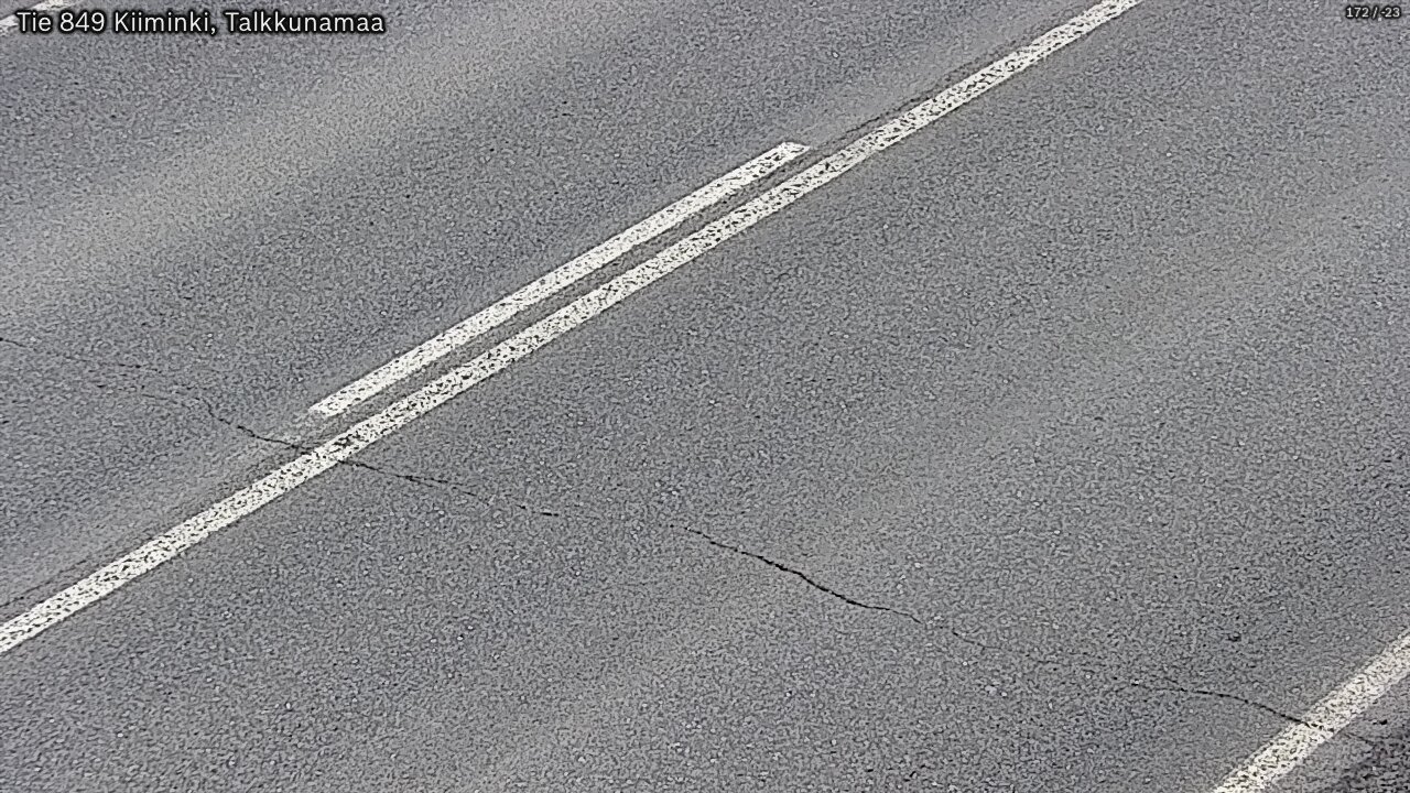 Weather Camera Image Väg 849 Kiiminki, Talkkunamaa, Oulu, Pohjois-Pohjanmaa