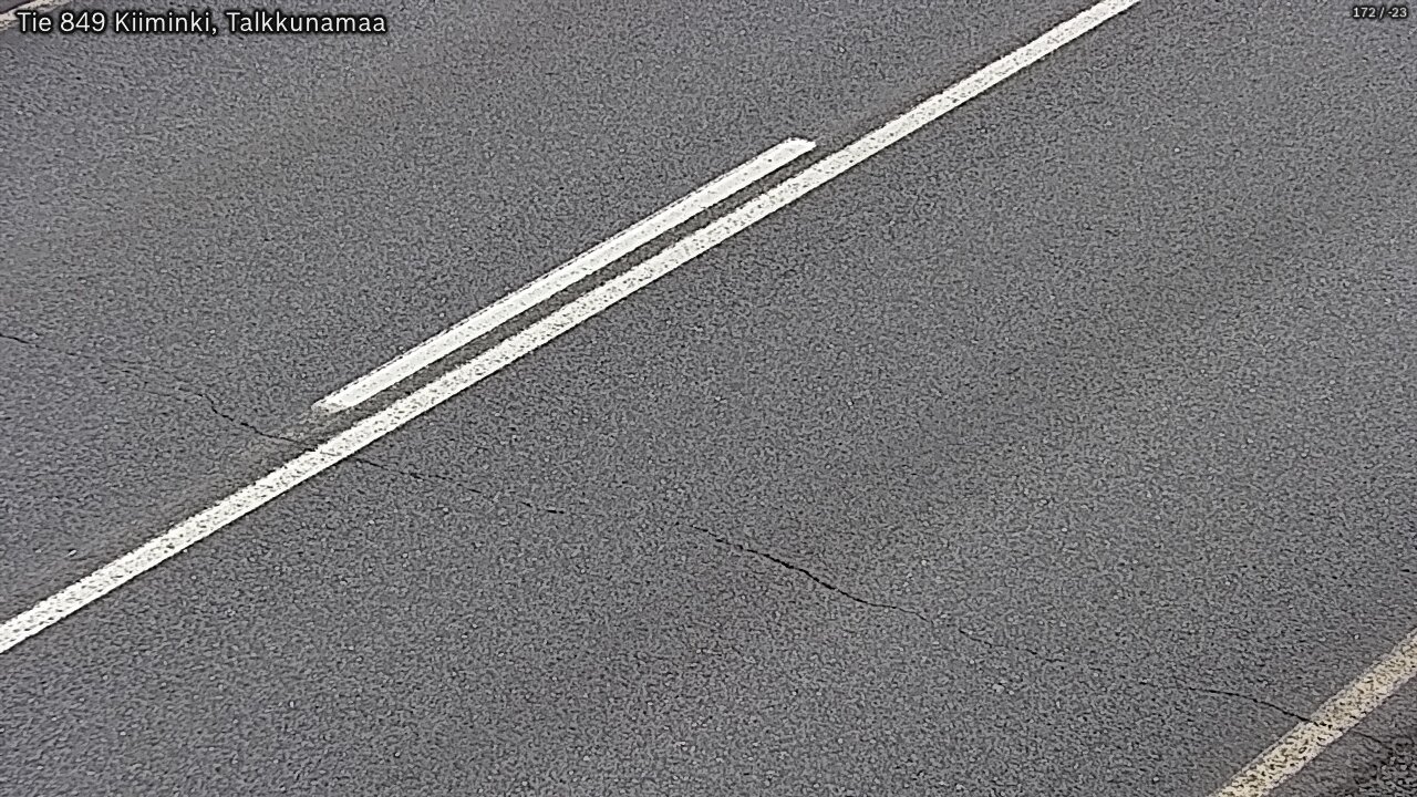 Weather Camera Image Road 849 Kiiminki, Talkkunamaa, Oulu, Pohjois-Pohjanmaa
