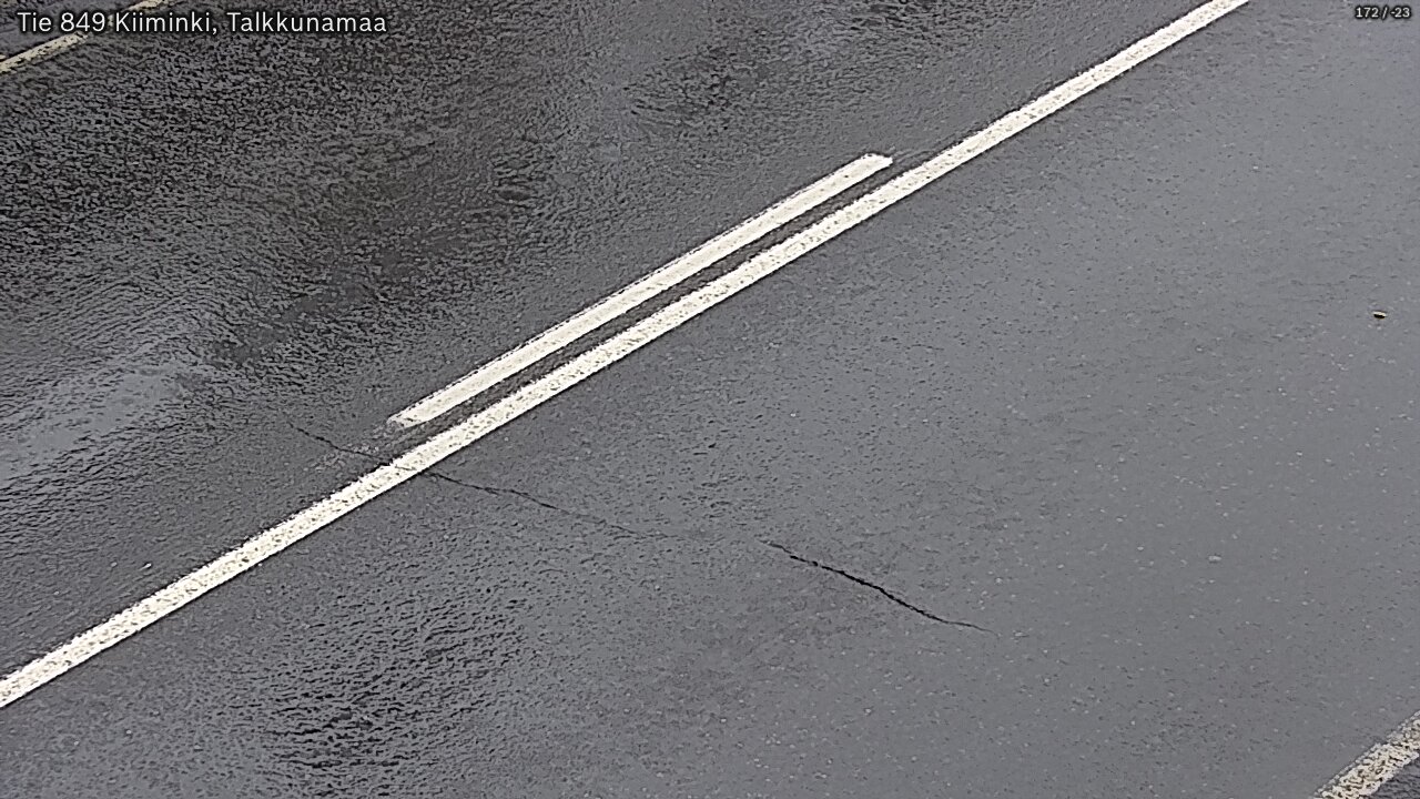 Weather Camera Image Road 849 Kiiminki, Talkkunamaa, Oulu, Pohjois-Pohjanmaa