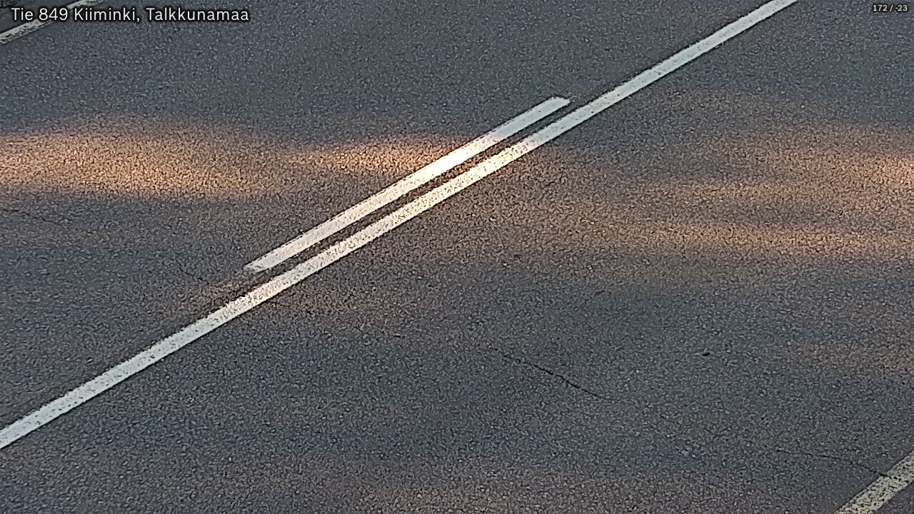Weather Camera Image Road 849 Kiiminki, Talkkunamaa, Oulu, Pohjois-Pohjanmaa
