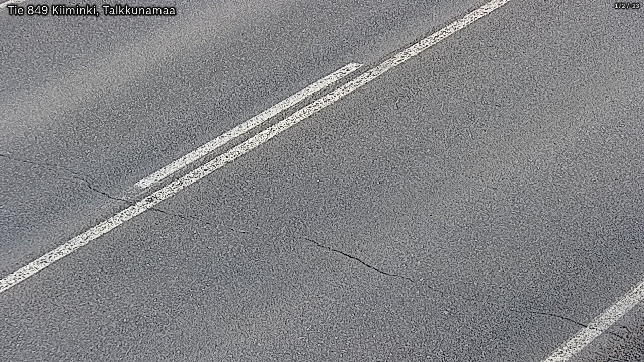 Weather Camera Image Väg 849 Kiiminki, Talkkunamaa, Oulu, Pohjois-Pohjanmaa