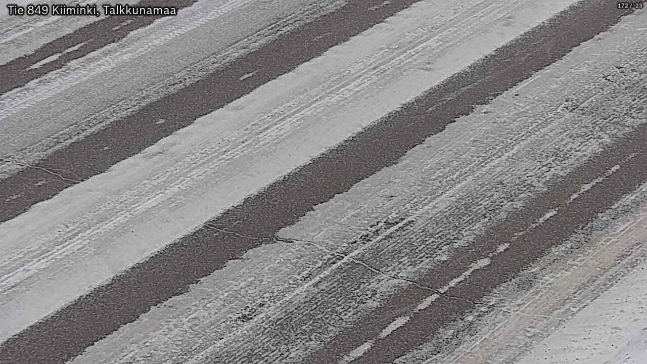 Weather Camera Image Road 849 Kiiminki, Talkkunamaa, Oulu, Pohjois-Pohjanmaa