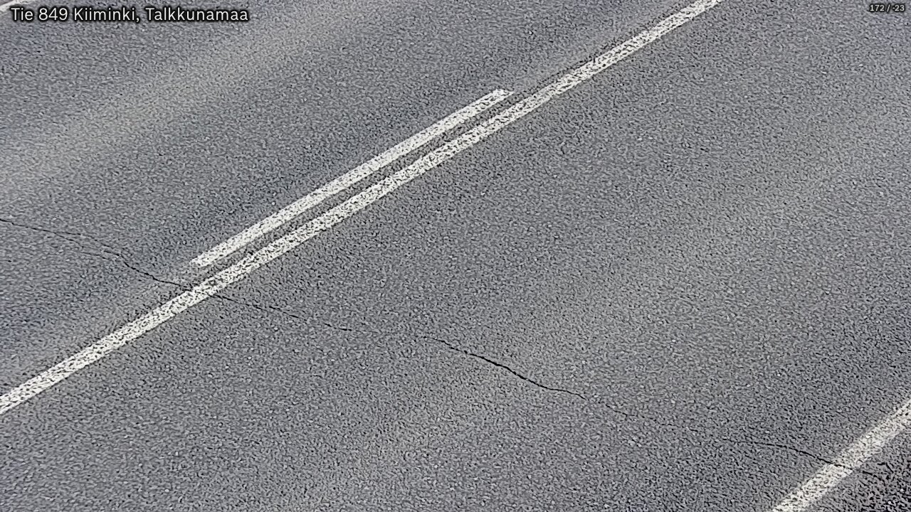 Weather Camera Image Väg 849 Kiiminki, Talkkunamaa, Oulu, Pohjois-Pohjanmaa